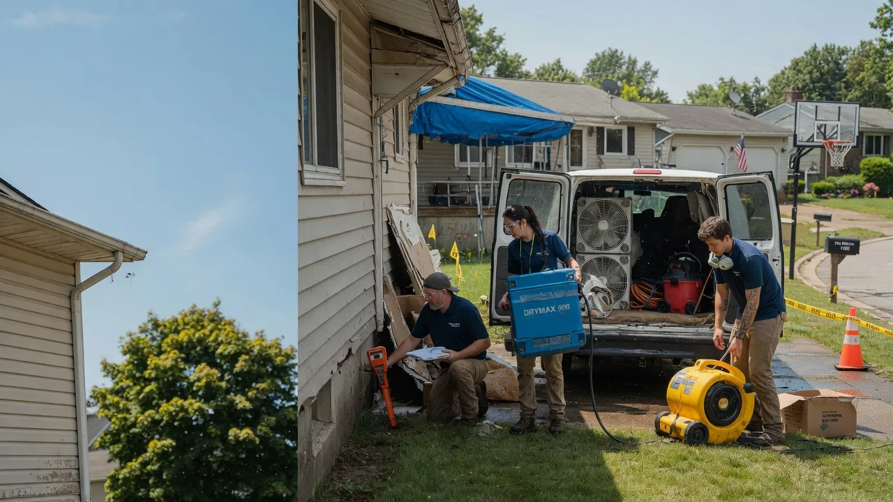 Ceiling Leak Cleanup in Mount Hope, OH near me